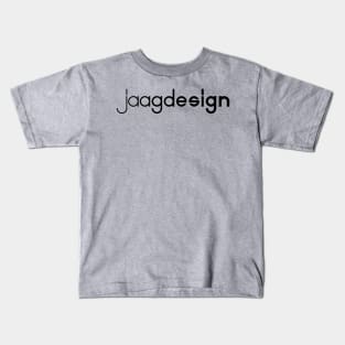 jaagdesign logo (black) Kids T-Shirt